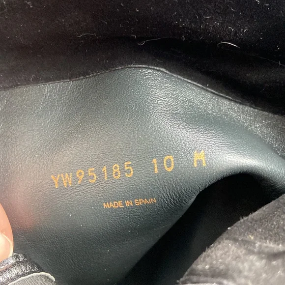 Stuart Weitzman 5050 Over the Knee Boot Black Suede sz 10 - Picture 8 of 9